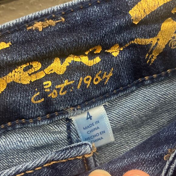 Seven7 weekend easy fit boyfriend cuffed jeans size 4 #720 - Picture 3 of 5